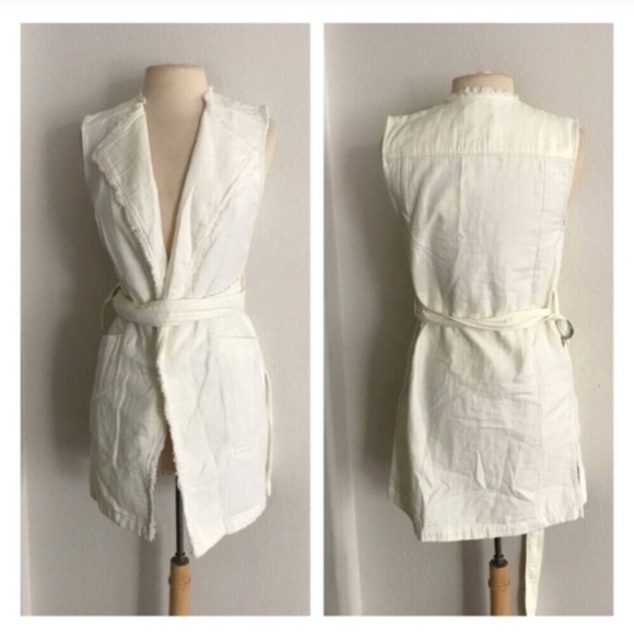 Anthropologie Jackets & Blazers - Elevenses Frayed Luna vest